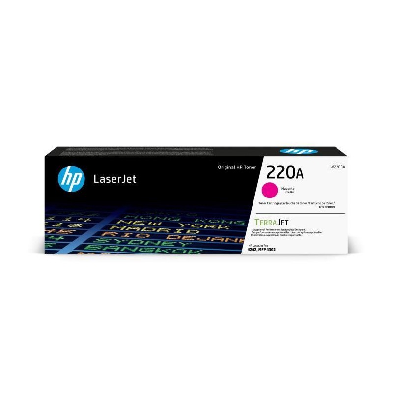 Cartouche de Toner - HP - 220A - Magenta - 1800 pages - LaserJet Pro 4 Cartouche de Toner - HP - 220A - Magenta - 1800 pages - LaserJet Pro 4