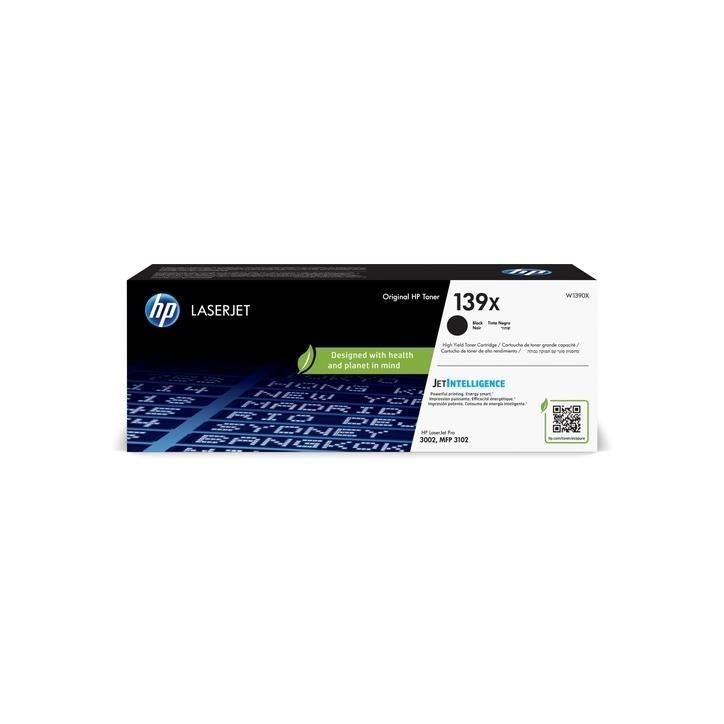 HP 139X Cartouche de Toner noir authentique (W1390X) grande capacité pour HP LaserJet Pro 3001/3002/3003/3004/3101/3102/3103/31 HP 139X Cartouche de Toner noir authentique (W1390X) grande capacité pour HP LaserJet Pro 3001/3002/3003/3004/3101/3102/3103/31