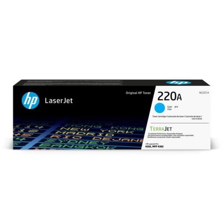 Cartouche de Toner - HP - 220A - Cyan - Compatible LaserJet Pro 4202/4