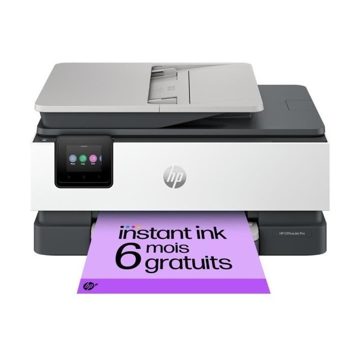 HP OfficeJet Pro 8124e - Imprimante tout-en-un – Jet d'encre couleur avec 3 mois d'Instant Ink inclus avec HP+ HP OfficeJet Pro 8124e - Imprimante tout-en-un – Jet d'encre couleur avec 3 mois d'Instant Ink inclus avec HP+