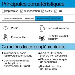 HP OfficeJet Pro 8124e - Imprimante tout-en-un – Jet d'encre couleur