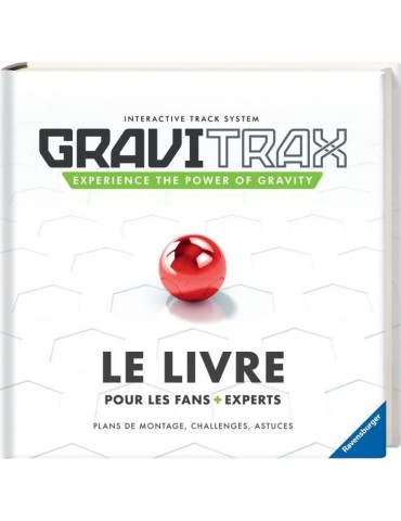 Livre GraviTrax - 110 pages d'astuces et défis - Jeu de construction STEM - Circuit de billes créatif - Ravensburger - des 8 a