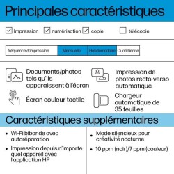 Imprimante tout-en-un HP Envy 6530e Jet d'encre couleur - Copie Scan -