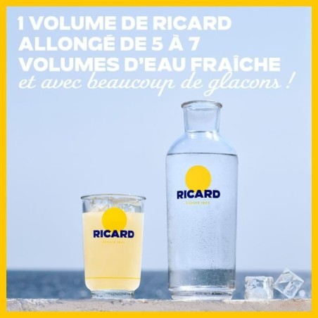 Ricard - Pastis de Marseille - Apéritif anisé - 45,0% Vol. - 150cl