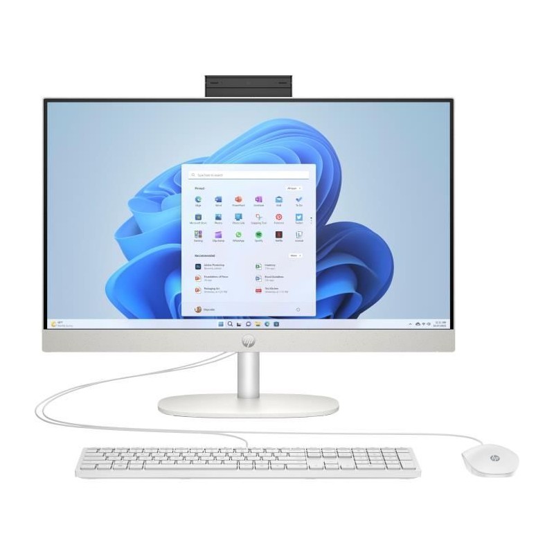 PC Tout-en-un HP 24-cr0069nf - Windows 11 - 23,8 FHD IPS - Core i3-N30 PC Tout-en-un HP 24-cr0069nf - Windows 11 - 23,8 FHD IPS - Core i3-N30