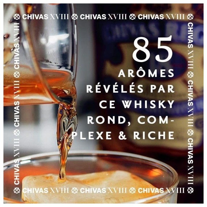 Chivas Regal - 18 ans - Whisky Ecossais - 40,0% Vol. - 70cl