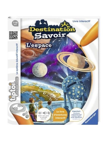 Livre électronique éducatif tiptoi - Destination Savoir - L'Espace - Ravensburger - Des 7 ans