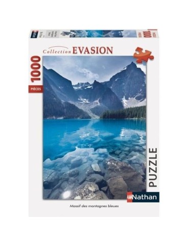 Puzzle paysage et nature - Nathan - Massif des montagnes bleues - 1000 pieces - Mixte