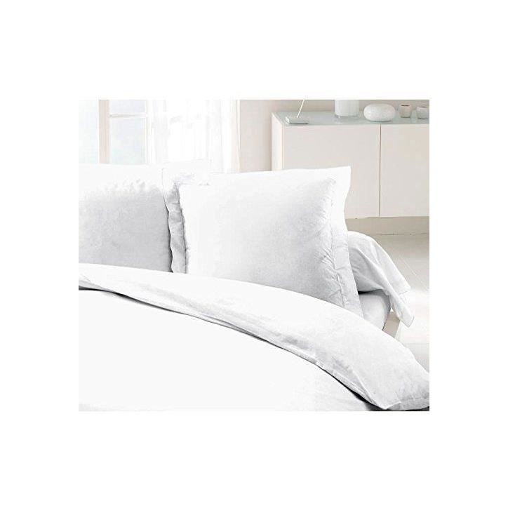 LOVELY HOME Lot de 2 Taies d'Oreillers 100% coton 63x63 cm blanc LOVELY HOME Lot de 2 Taies d'Oreillers 100% coton 63x63 cm blanc