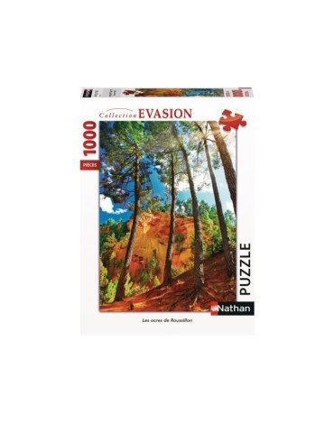 Puzzle 1000 pieces - Les ocres de Roussillon - Nathan - Adulte - Mixte - Paysage et nature