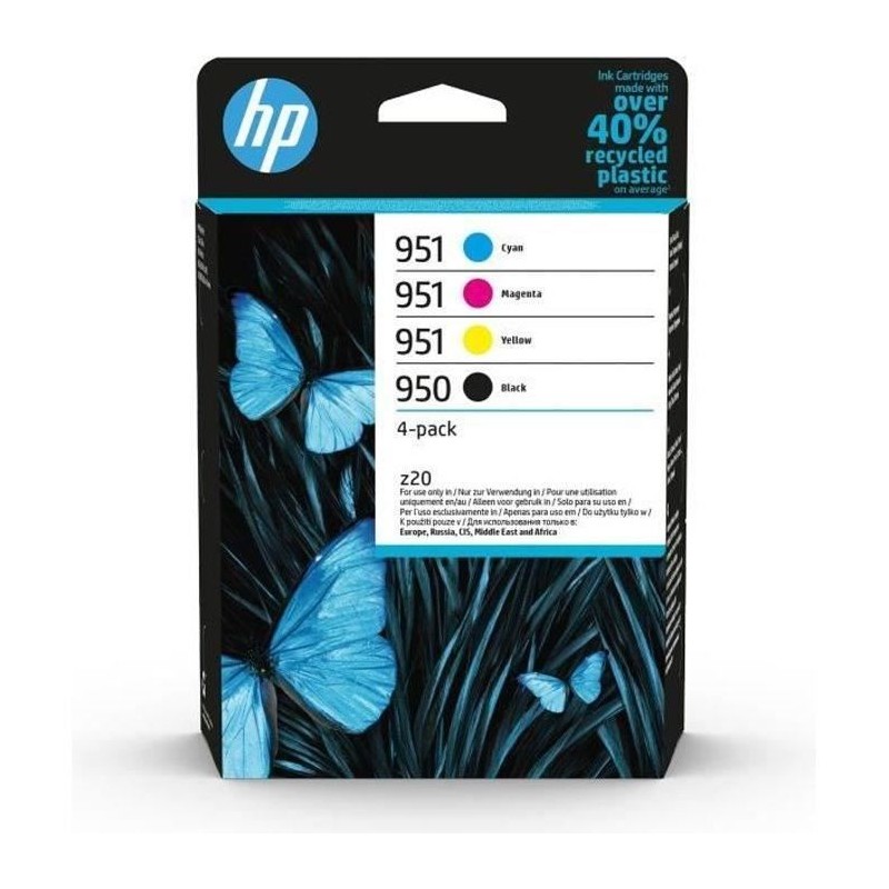 Cartouches d'encre HP 950/951 authentiques pour OfficeJet Pro 8600 - P Cartouches d'encre HP 950/951 authentiques pour OfficeJet Pro 8600 - P