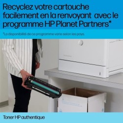 Cartouche de toner noir HP 201X grande capacité authentique pour HP C
