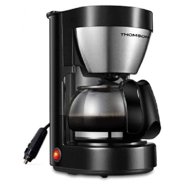 Cafetiere - THOMSON - 12 V - 0.65 L - 4/6 tasses - 170 W