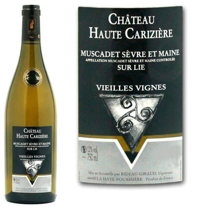 Château Haute Cariziere Muscadet Sevre et Maine - Vin blanc de Loire 2021