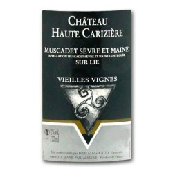 Château Haute Cariziere Muscadet Sevre et Maine - Vin blanc de Loire