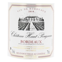 Château Haut Pougnan 2019 Cuvée Prestige Bordeaux - Vin rouge de Bor