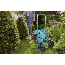Dévidoir CleverRoll GARDENA taille M avec kit tuyau 25m - Adapté pou