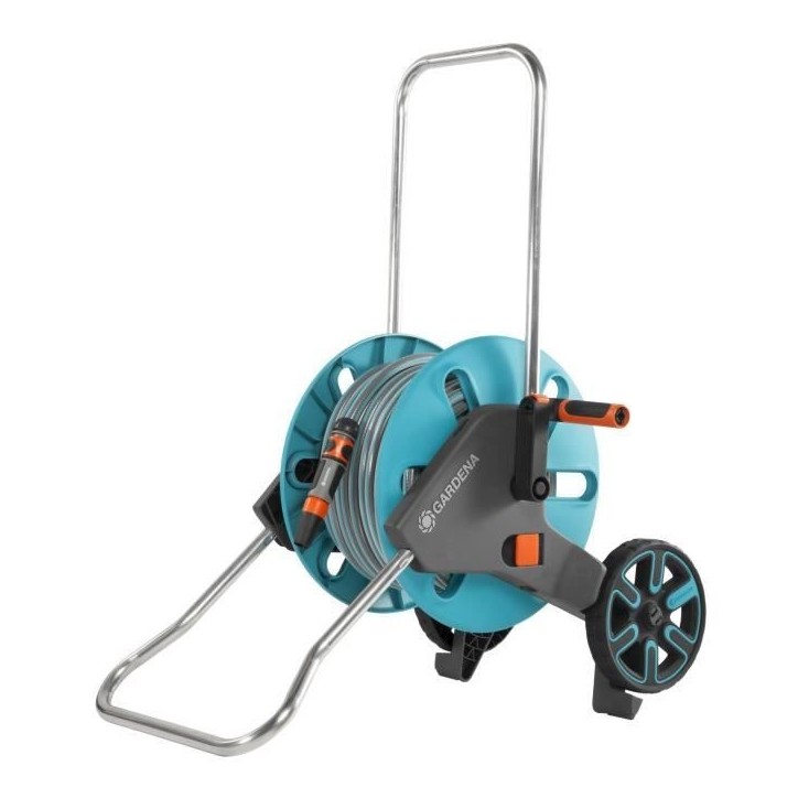Dévidoir CleverRoll GARDENA taille M avec kit tuyau 25m - Adapté pour petit jardin - Garantie 5 ans Dévidoir CleverRoll GARDENA taille M avec kit tuyau 25m - Adapté pour petit jardin - Garantie 5 ans