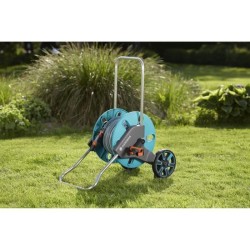 Dévidoir CleverRoll GARDENA taille M avec kit tuyau 25m - Adapté pou