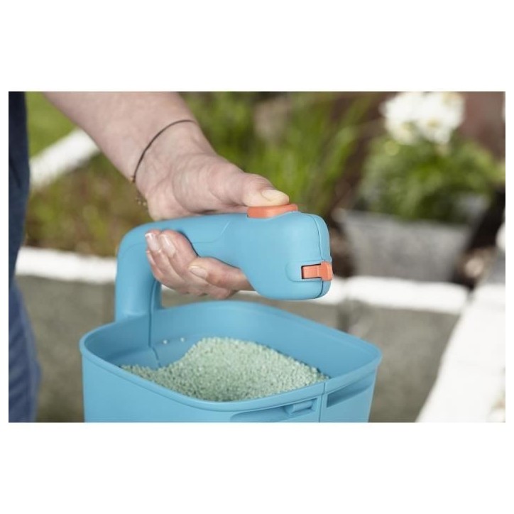 GARDENA Epandeur a main M – Capacité totale 1.8L – Surface 100m² max – Largeur d'épandage 4m – Poignée ergonomique GARDENA Epandeur a main M – Capacité totale 1.8L – Surface 100m² max – Largeur d'épandage 4m – Poignée ergonomique