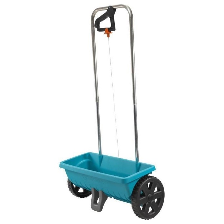 GARDENA Epandeur a engrais L sur roues – Capacité 12,5 L – Surface 400m² max – Largeur d'épandage 0.45m (432-20) GARDENA Epandeur a engrais L sur roues – Capacité 12,5 L – Surface 400m² max – Largeur d'épandage 0.45m (432-20)