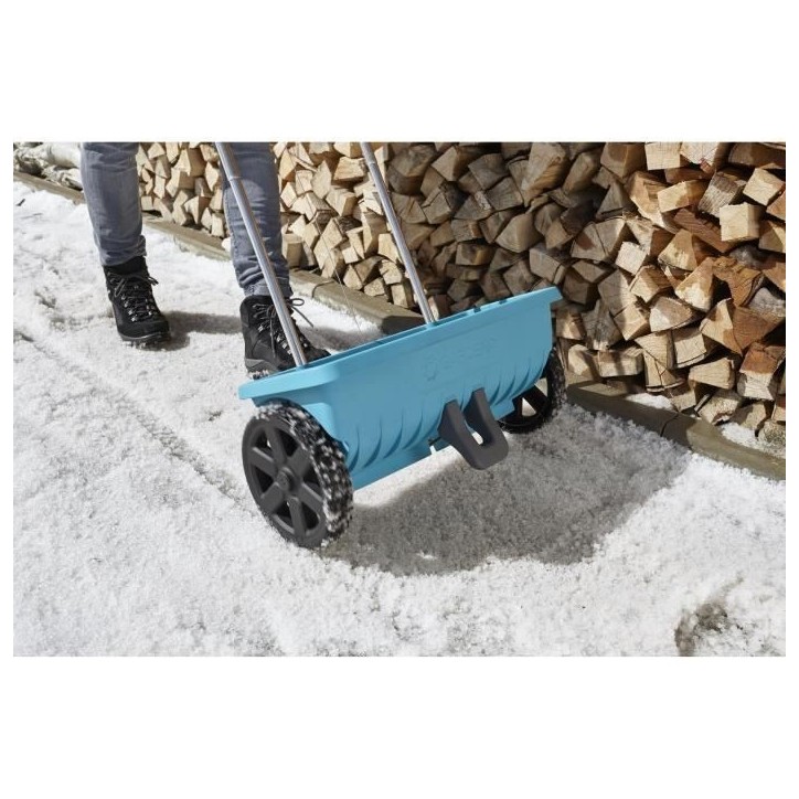 GARDENA Epandeur a engrais L sur roues – Capacité 12,5 L – Surface 400m² max – Largeur d'épandage 0.45m (432-20) GARDENA Epandeur a engrais L sur roues – Capacité 12,5 L – Surface 400m² max – Largeur d'épandage 0.45m (432-20)