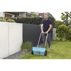GARDENA Epandeur a engrais L sur roues – Capacité 12,5 L – Surfac