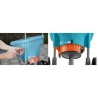 GARDENA Epandeur a engrais XL sur roues – Capacité 18L – Surface
