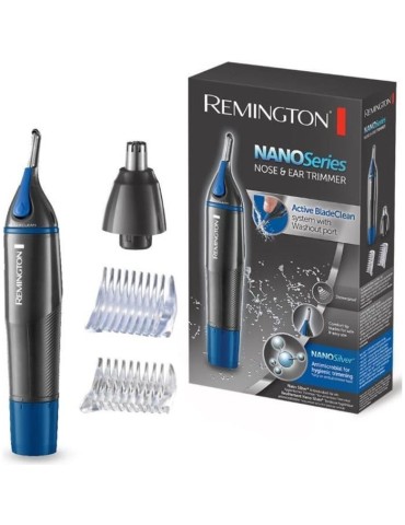 Remington NE3850 Tondeuse Visage Antibactérienne Hypoallergénique Nano Serie pour Nez et Oreilles
