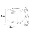Keter Glaciere Ice Cube Graphite 405981