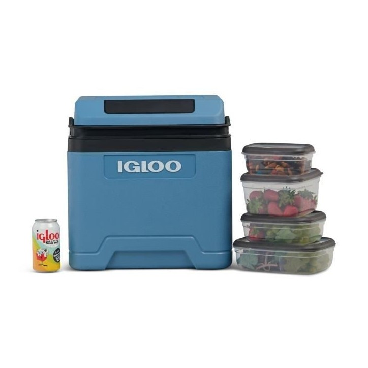 Glaciere électrique - IGLOO - IE25DC - 12 V - Modern bleu - 24 L Glaciere électrique - IGLOO - IE25DC - 12 V - Modern bleu - 24 L