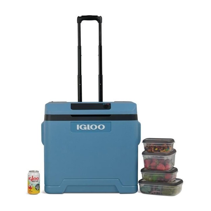 Glaciere électrique - IGLOO - IE42 - 12 V - 230 V - Modern bleu - 42 L Glaciere électrique - IGLOO - IE42 - 12 V - 230 V - Modern bleu - 42 L