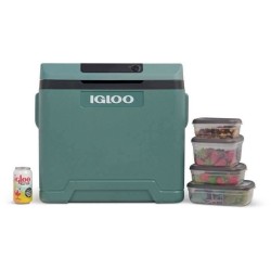 Glaciere électrique - IGLOO - 12 V - 230 V - Spruce - 42 L