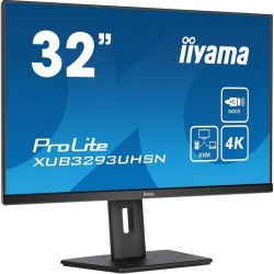 Ecran PC - IIYAMA - 32'' - UHD - 60Hz - Dalle IPS - 4ms - Ajustable en