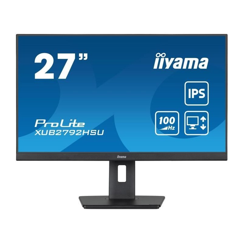 Ecran PC - IIYAMA - 27 - FHD - 100Hz - Dalle IPS - 0,4ms - XUB2792HSU- Ecran PC - IIYAMA - 27 - FHD - 100Hz - Dalle IPS - 0,4ms - XUB2792HSU-