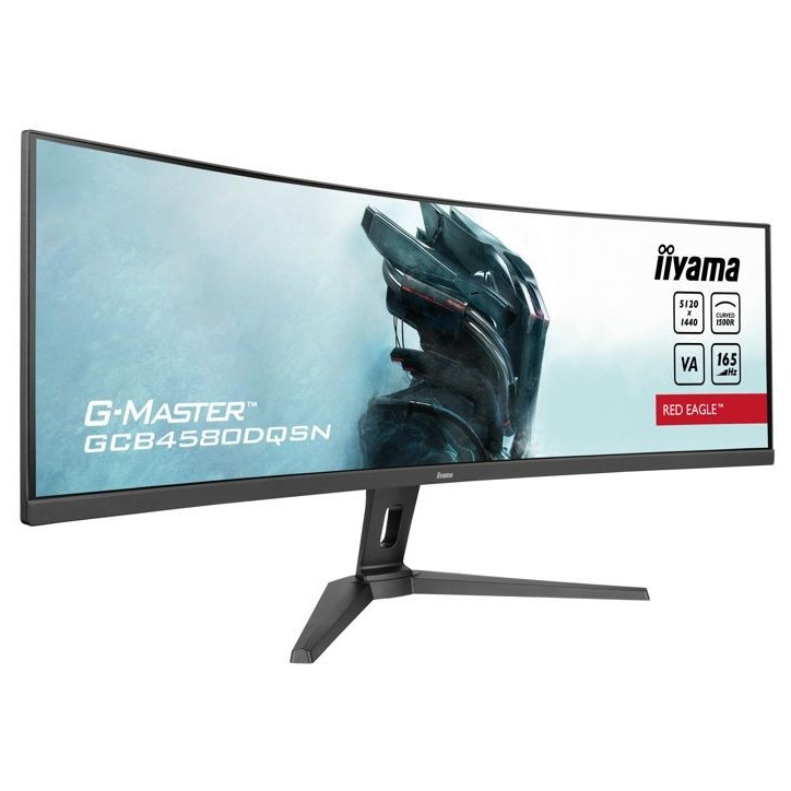 Ecran PC Gamer Incurvé - IIYAMA - 45 - DQHD - 165Hz - Dalle VA - 0,8ms - Ajustable - GCB4580DQSN-B1 Ecran PC Gamer Incurvé - IIYAMA - 45 - DQHD - 165Hz - Dalle VA - 0,8ms - Ajustable - GCB4580DQSN-B1