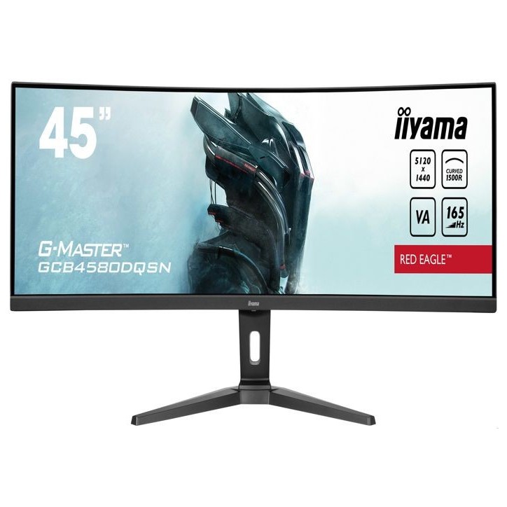 Ecran PC Gamer Incurvé - IIYAMA - 45 - DQHD - 165Hz - Dalle VA - 0,8ms - Ajustable - GCB4580DQSN-B1 Ecran PC Gamer Incurvé - IIYAMA - 45 - DQHD - 165Hz - Dalle VA - 0,8ms - Ajustable - GCB4580DQSN-B1