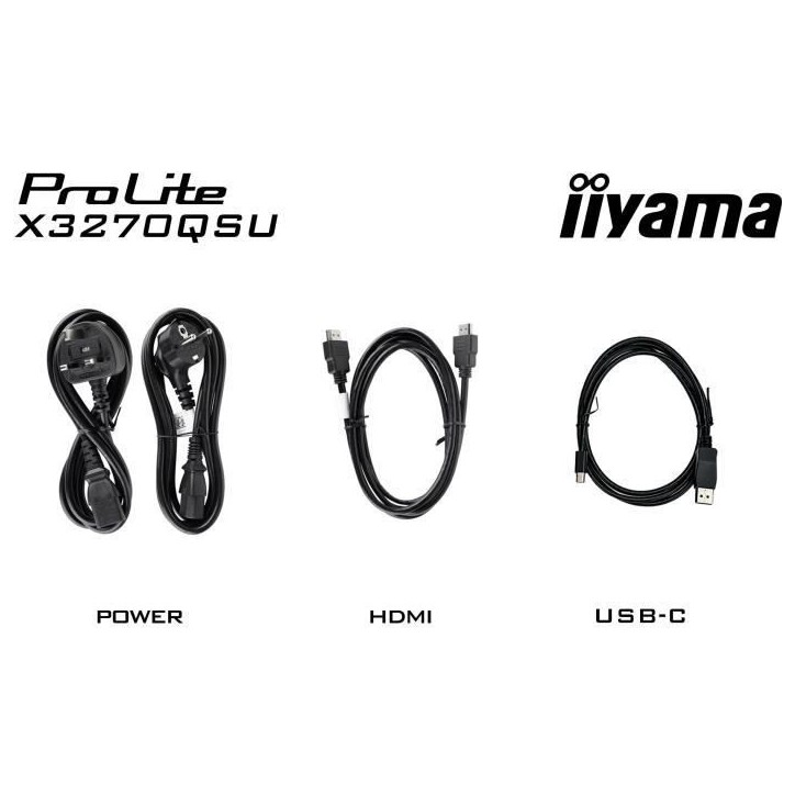 Ecran PC - IIYAMA - 32 - QHD - 100Hz - Dalle IPS - 3ms - X3270QSU-B1 Ecran PC - IIYAMA - 32 - QHD - 100Hz - Dalle IPS - 3ms - X3270QSU-B1