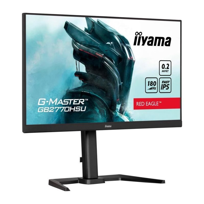 Ecran PC Gamer - IIYAMA - 27 - FHD - 180Hz - Dalle Fast IPS - 0,2ms -