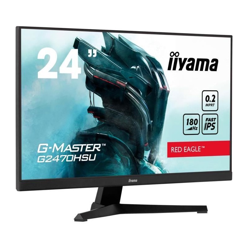 Ecran PC Gamer - IIYAMA - 24 - FHD - 180Hz - Dalle Fast IPS - 0,2ms - Ecran PC Gamer - IIYAMA - 24 - FHD - 180Hz - Dalle Fast IPS - 0,2ms -