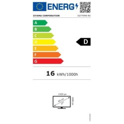 Ecran PC Gamer - IIYAMA - 27 - FHD - 180Hz - Dalle IPS - 0,2ms - G2770
