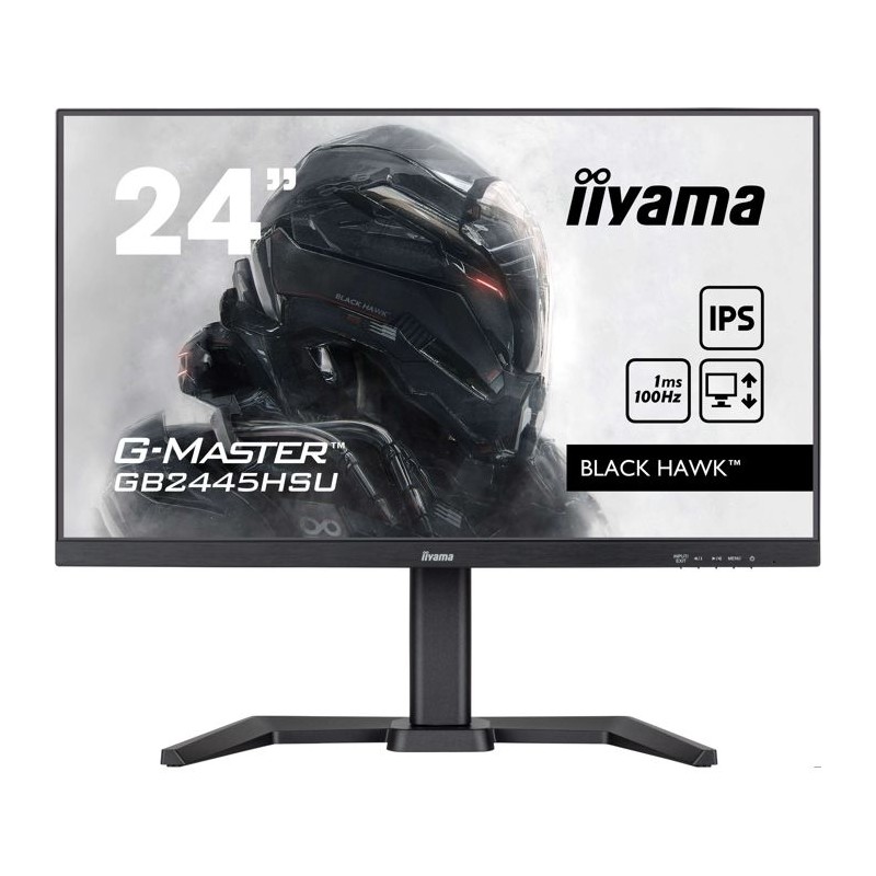 Ecran PC Gamer - IIYAMA - 24 - FHD - 100Hz - Dalle IPS - 1ms - Ajustab