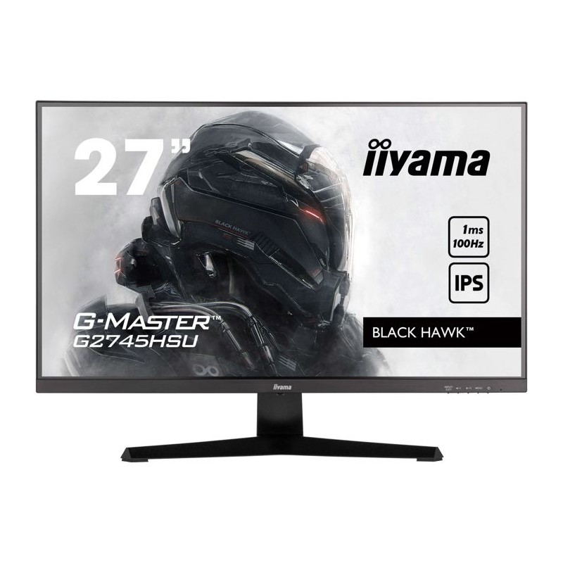 Ecran PC Gamer - IIYAMA - 27 - FHD - 100Hz - Dalle IPS - 1ms - G2745HS