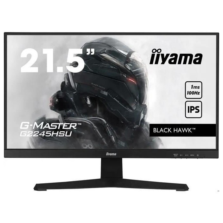 Ecran PC Gamer - IIYAMA - 22 - FHD - 100Hz - Dalle IPS - 1ms - G2245HSU-B2