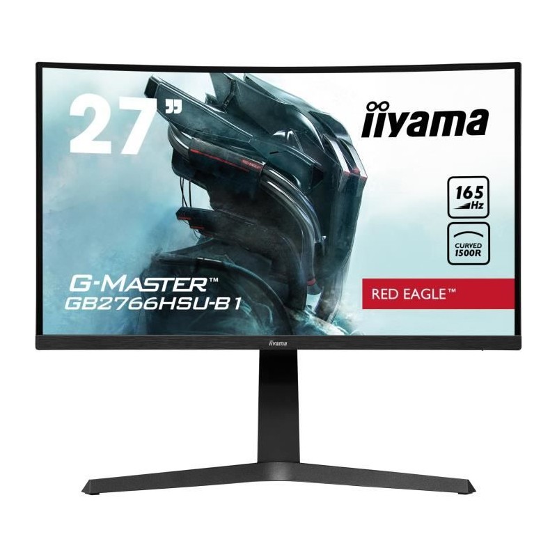 Ecran PC Gamer Incurvé - IIYAMA - 27 - FHD - 165Hz - Dalle VA - 1ms -