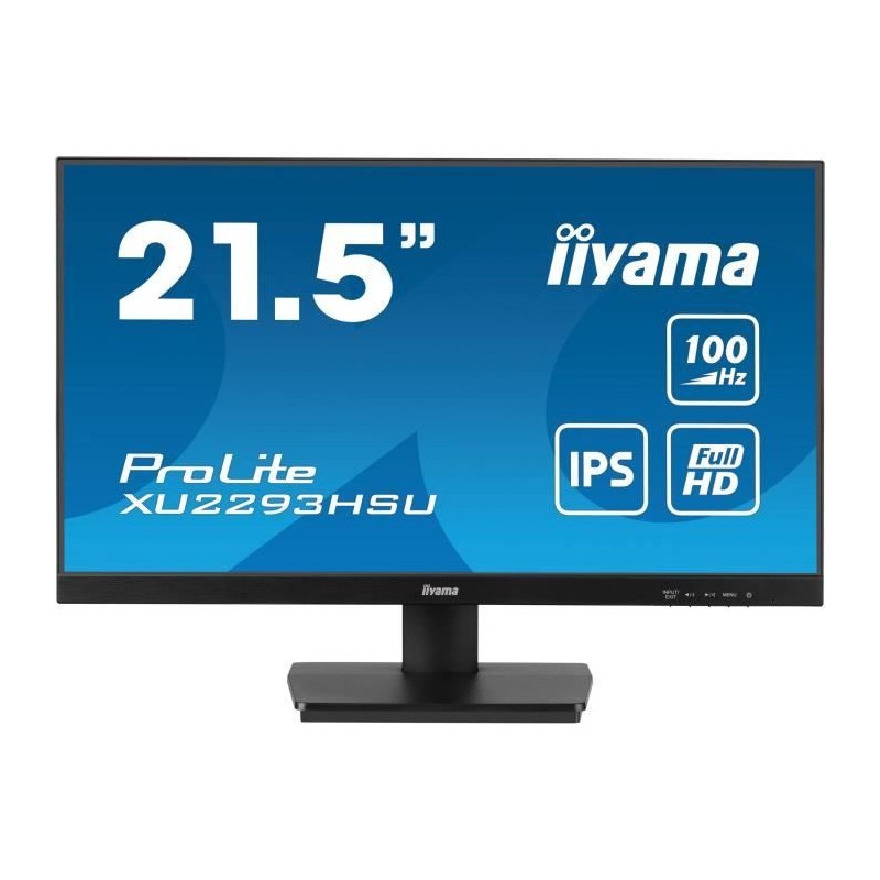 Ecran PC - IIYAMA - 22 - FHD - 100Hz - Dalle IPS - 1ms - XU2293HSU-B7