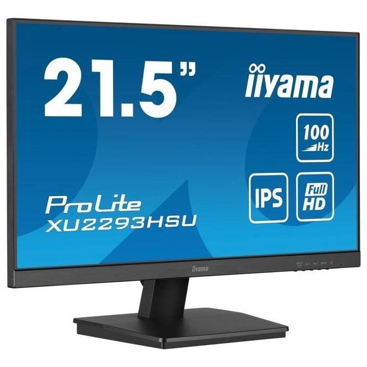 Ecran PC - IIYAMA - 22 - FHD - 100Hz - Dalle IPS - 1ms - XU2293HSU-B7 Ecran PC - IIYAMA - 22 - FHD - 100Hz - Dalle IPS - 1ms - XU2293HSU-B7