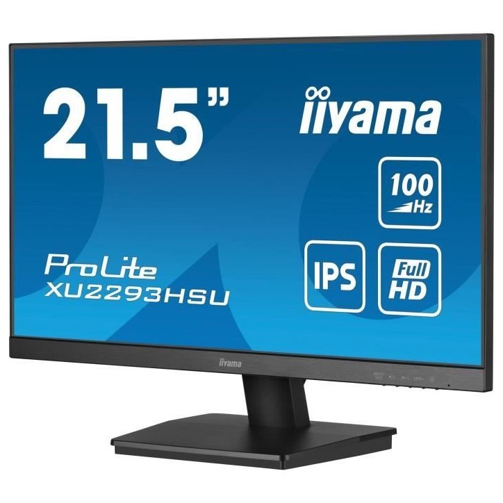 Ecran PC - IIYAMA - 22 - FHD - 100Hz - Dalle IPS - 1ms - XU2293HSU-B7 Ecran PC - IIYAMA - 22 - FHD - 100Hz - Dalle IPS - 1ms - XU2293HSU-B7