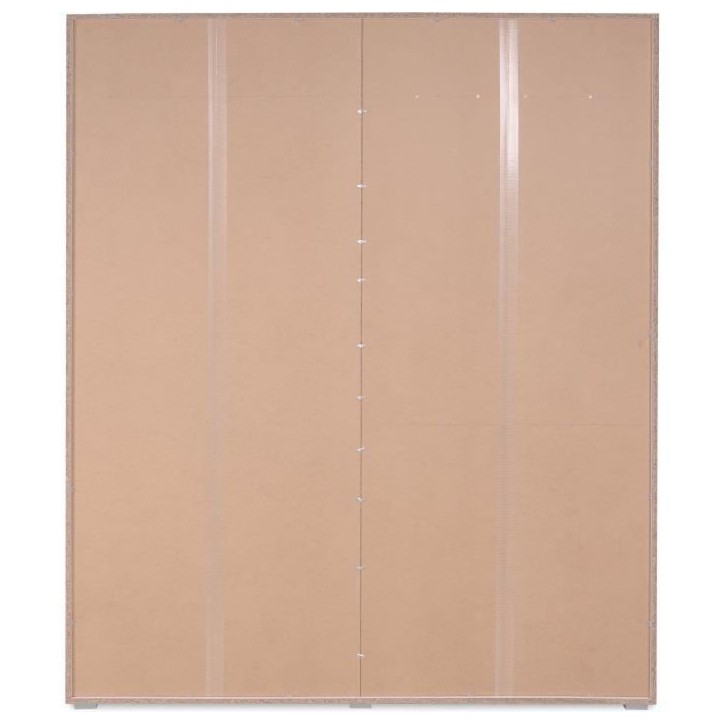 Armoire - Image 60C - Décor blanc - 4 portes, 2 tiroirs - 160 x 55 x 191 cm Armoire - Image 60C - Décor blanc - 4 portes, 2 tiroirs - 160 x 55 x 191 cm