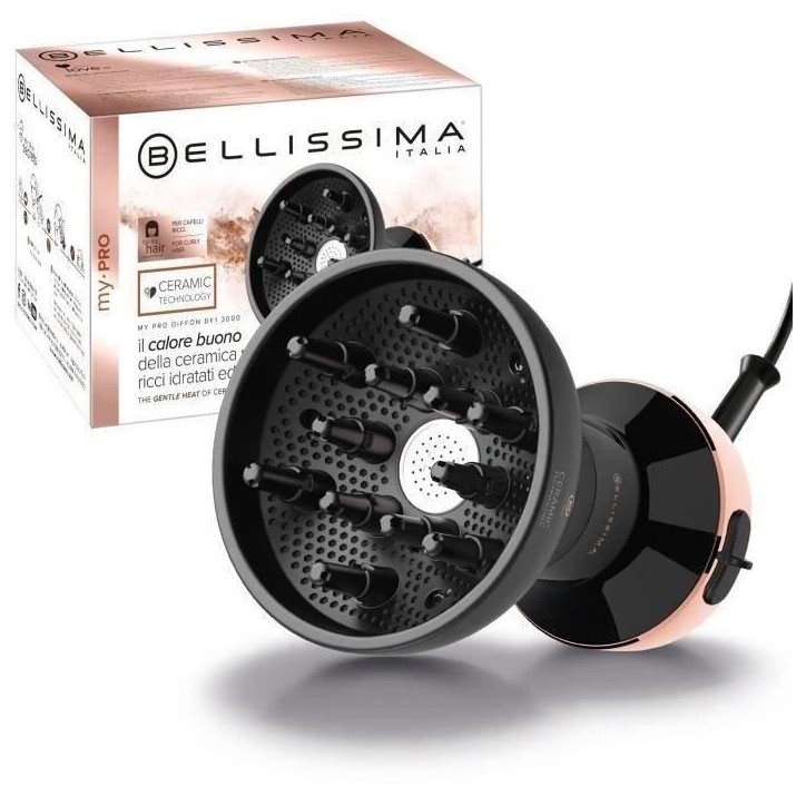 Seche-cheveux Bellissima MY PRO DIFFON DF1 3000 OR & NOIR Seche-cheveux Bellissima MY PRO DIFFON DF1 3000 OR & NOIR